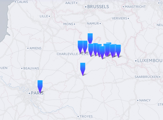 Chaire Idis - projet Collaboration - carte - Esad de Reims
