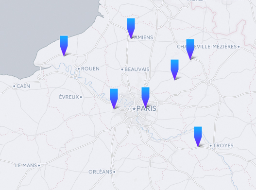 Chaire Idis - projet Folie végétale - carte - Esad de Reims